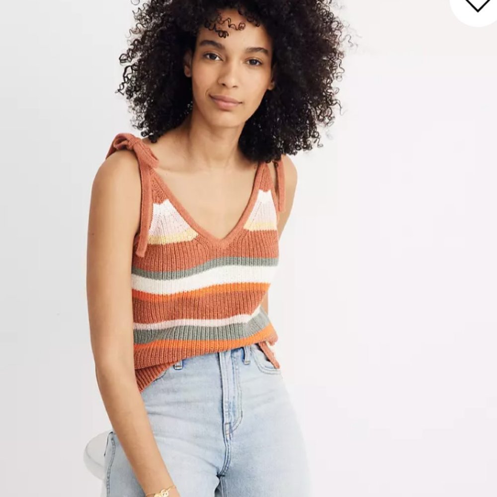 NWOT | Madewell | Tie-Strap Sweater Tank Top